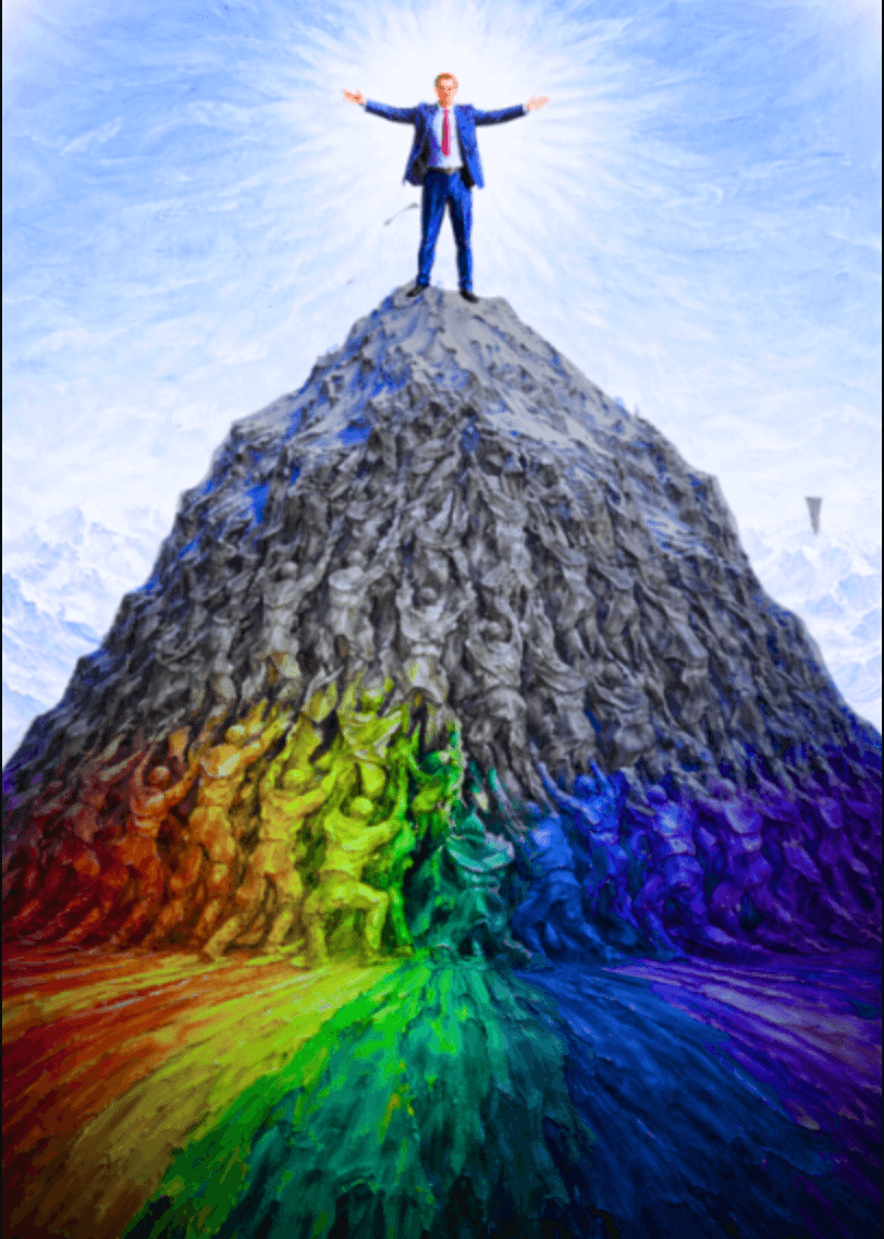 Climbing Their Mountain / Climbing Your Mountain – art piece 1