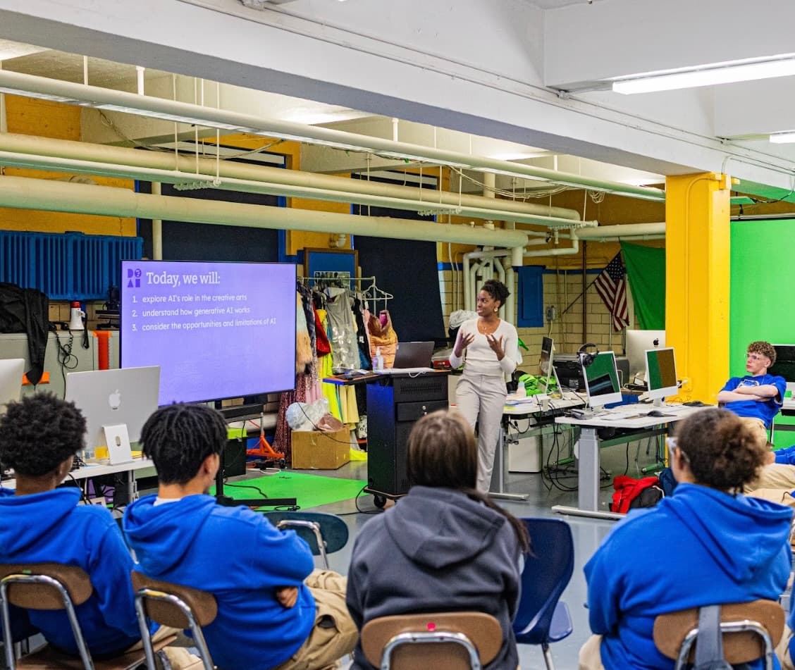 Educator leading a professional development workshop